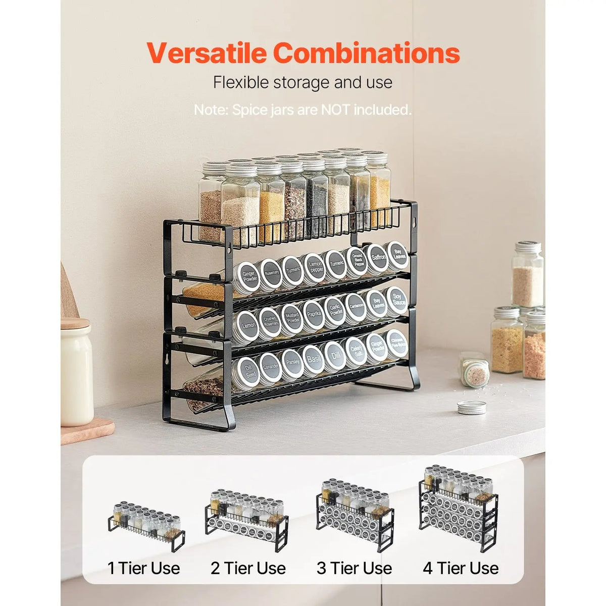 Spice Rack Organizer for Cabinet The Pet & Home Store