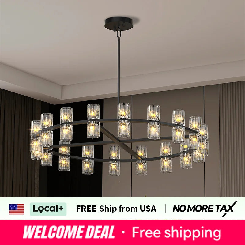 23.6" Luxury x Crystal Chandelier The Pet & Home Store
