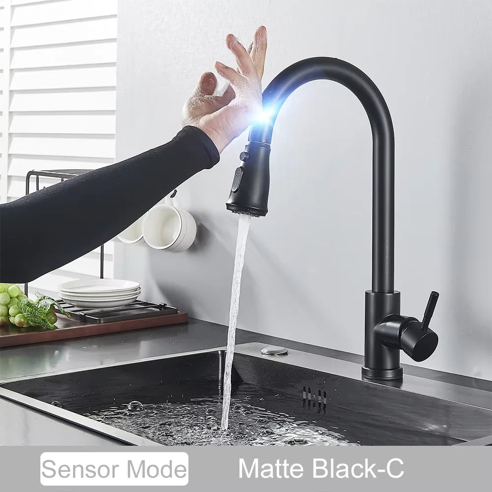 Pull Out Intelligent Touch Kitchen Sink Faucet The Pet & Home Store
