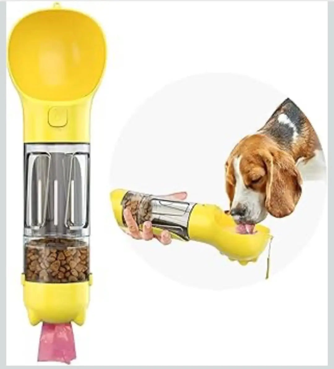 Portable Pet Water Bottle With Food Container And Bag Storage The Pet & Home Store