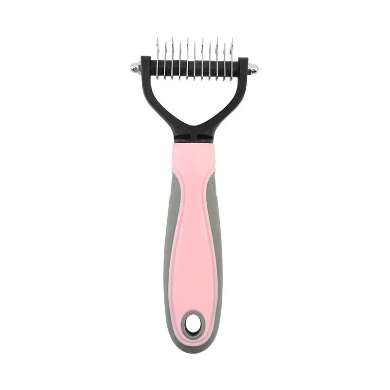 Double Sided Stainless Steel Hair Grooming Comb Cats Dogs