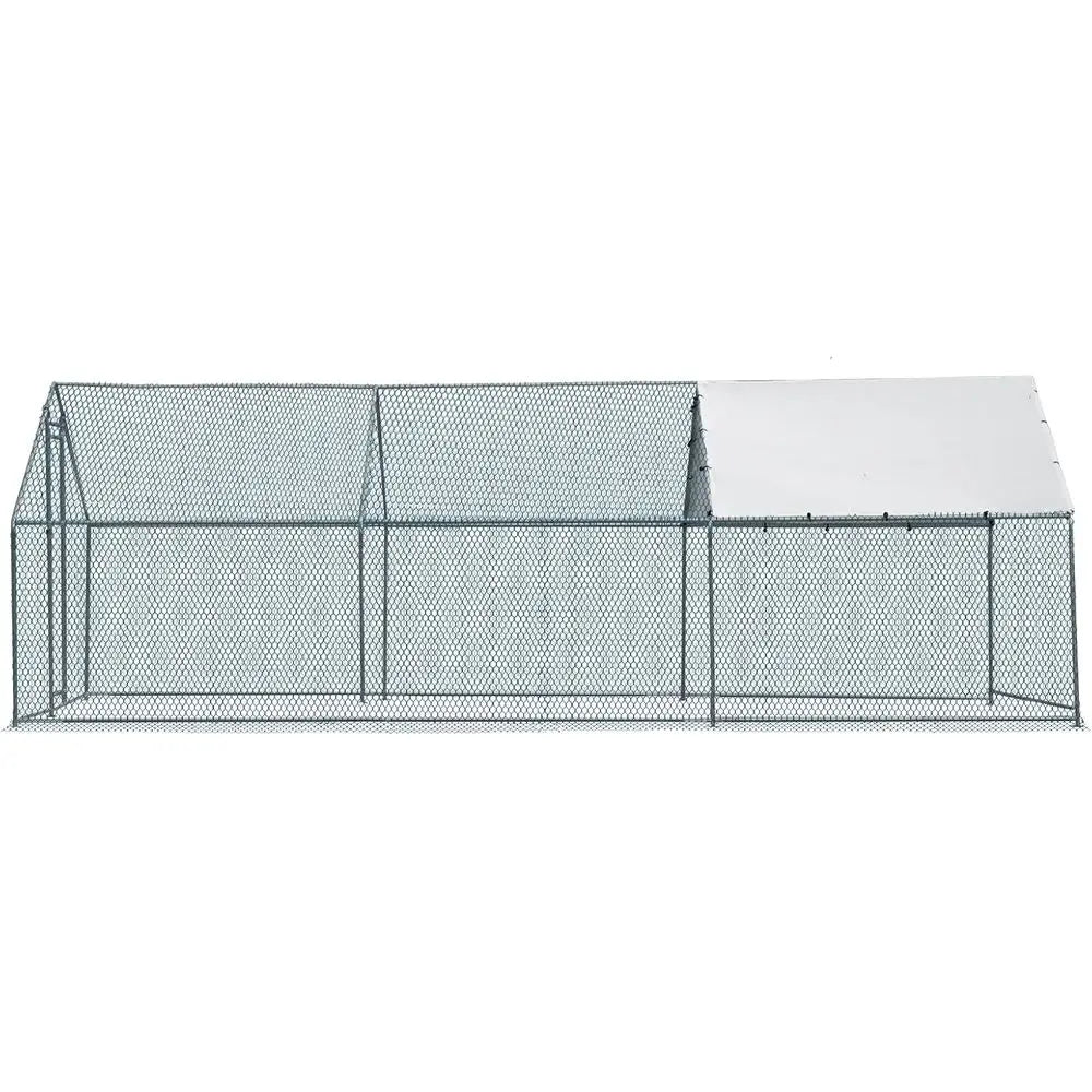 Waterproof Metal Chicken Coop For Backyard Poultry And Small Pets