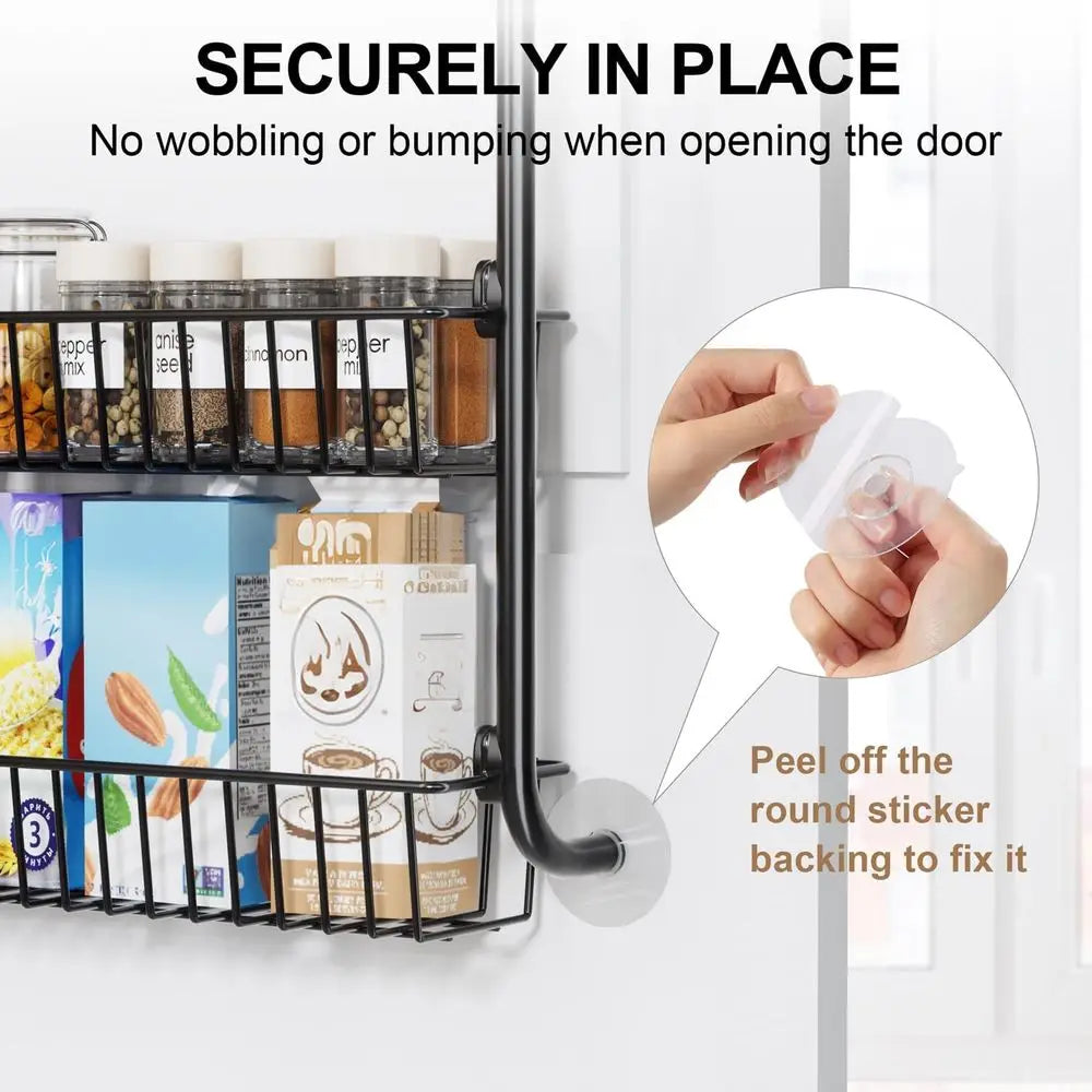 Over The Door Pantry Organizer 6 Tier Metal Door Storage