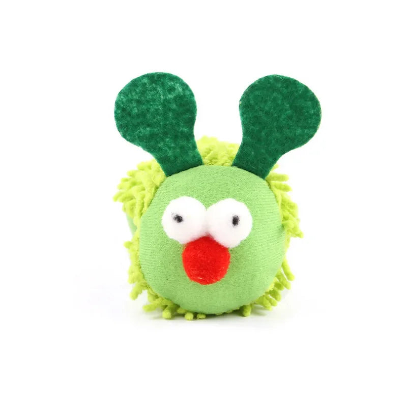 Caterpillar Cat Chew Toy With Catnip And Silvervine