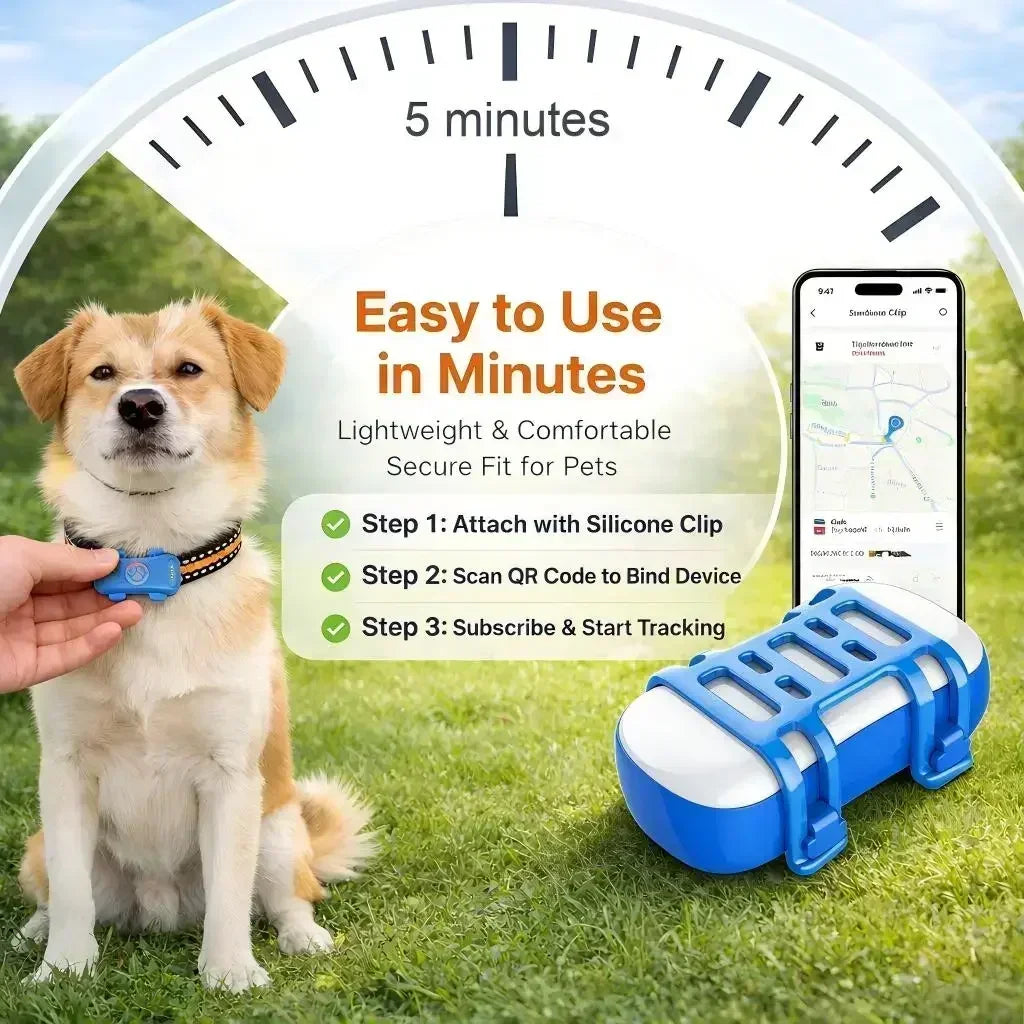 GPS Pet Tracker 4G for Dogs & Cats The Pet & Home Store