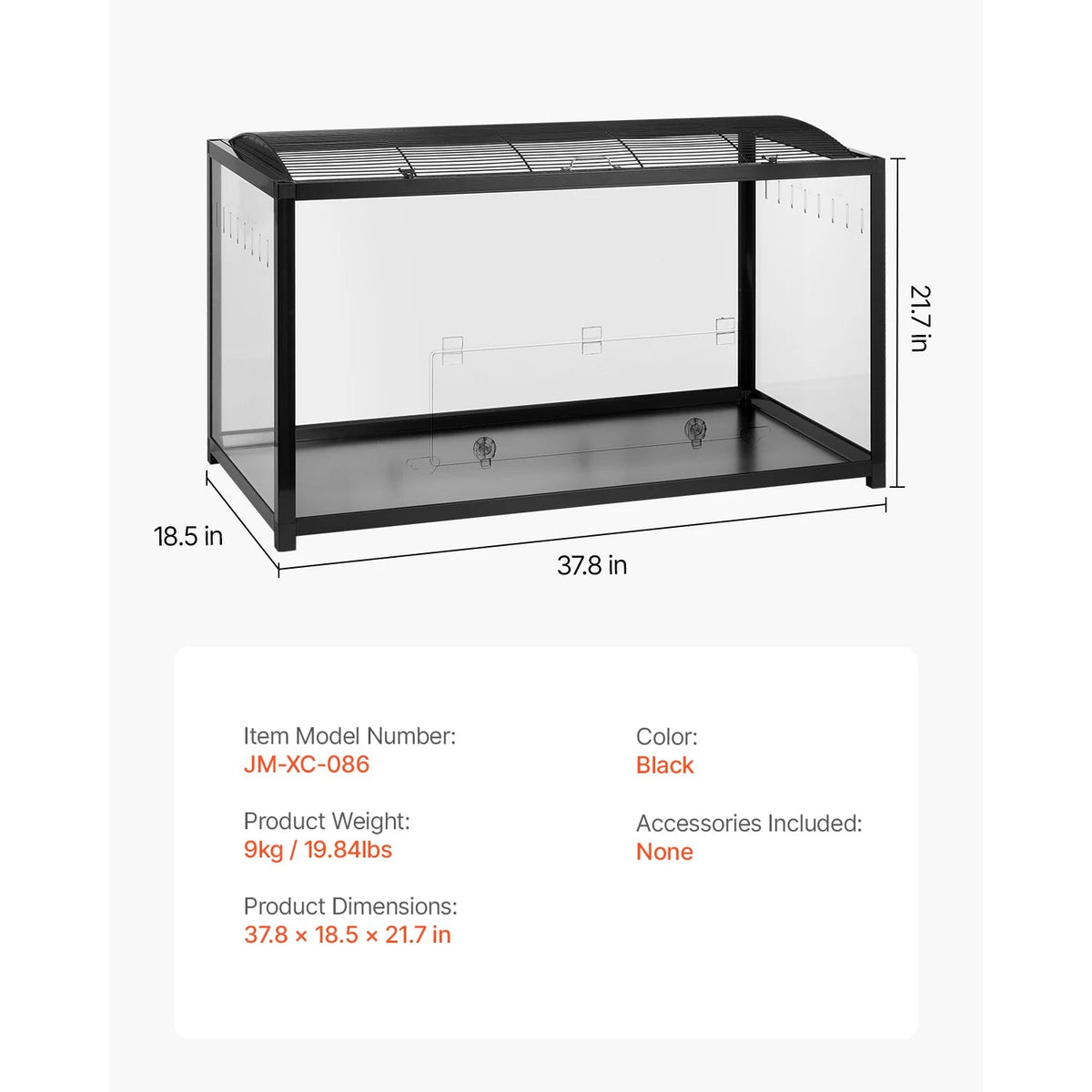 Hamster Cage 360° Viewing Transparent Habitat The Pet & Home Store