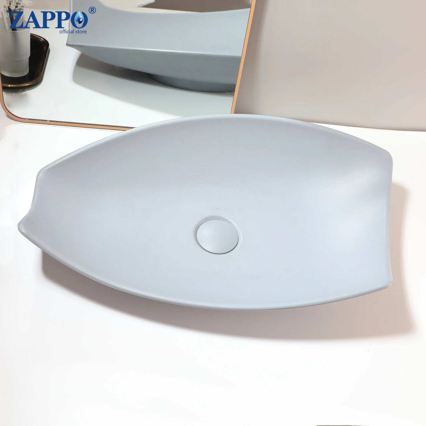 Torayvino Vessel Sink Stone Resin Washbasin Above Counter