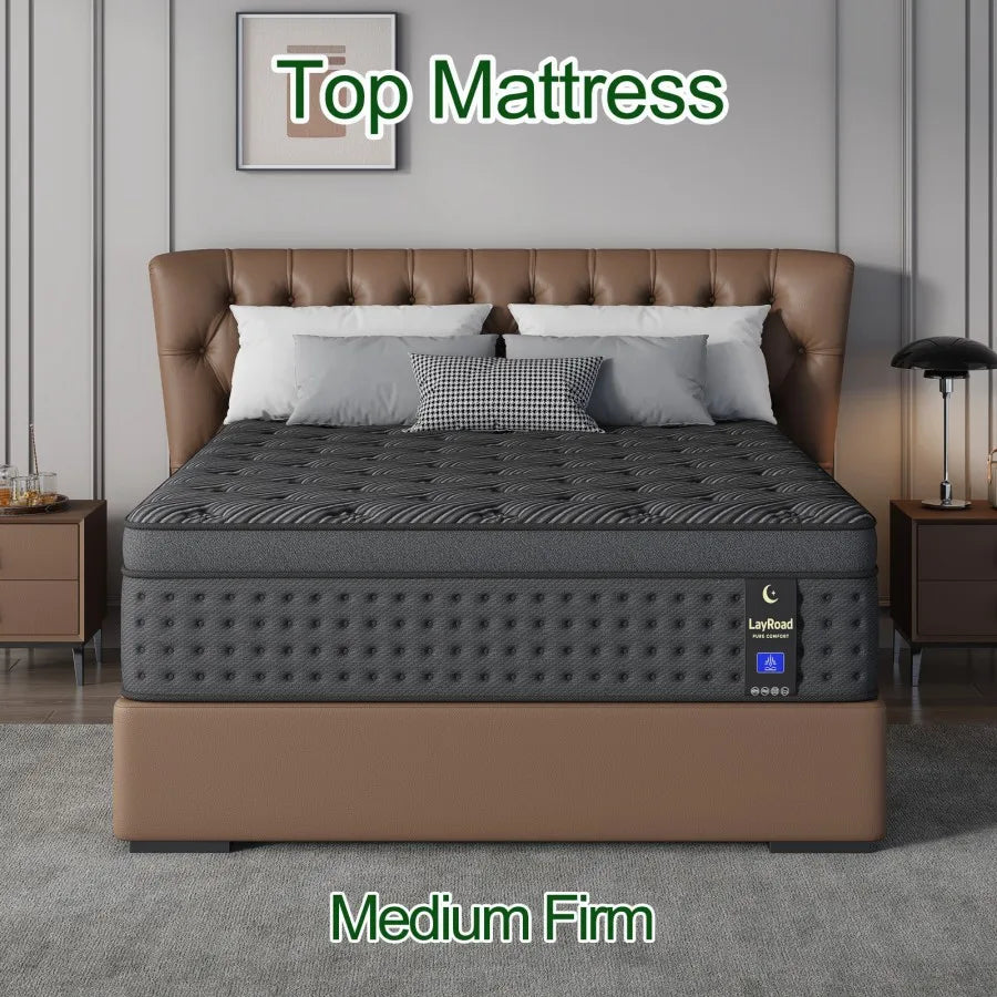 LayRoad Memory Foam Spring Mattress Medium Firmness
