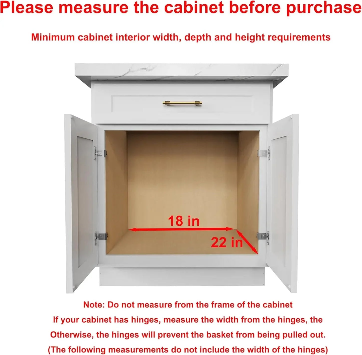 Two Tier Pull Out Cabinet Organizer With Wire Basket