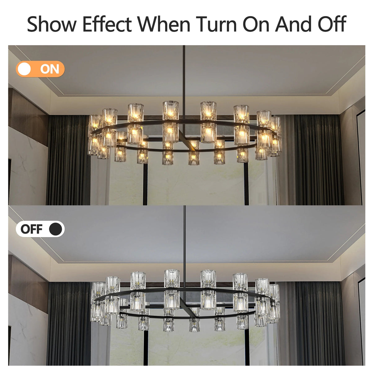 23.6" Luxury x Crystal Chandelier The Pet & Home Store
