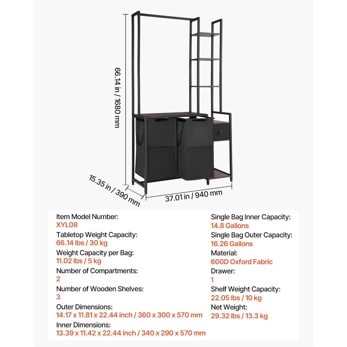 Large Laundry Hamper