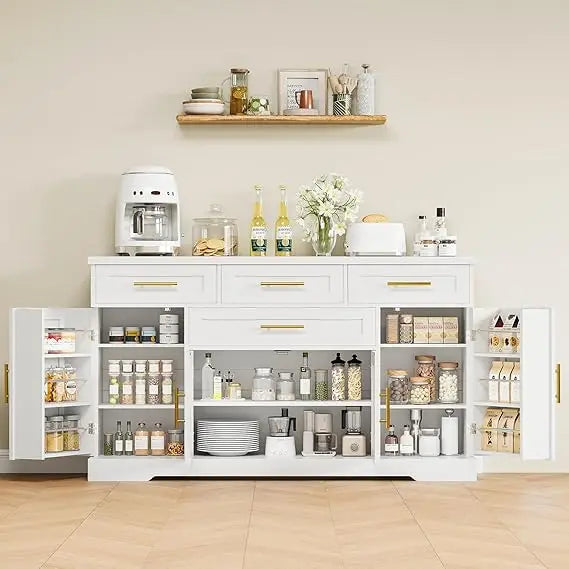 Concho Buffet Cabinet With Storage And Adjustable Shelves