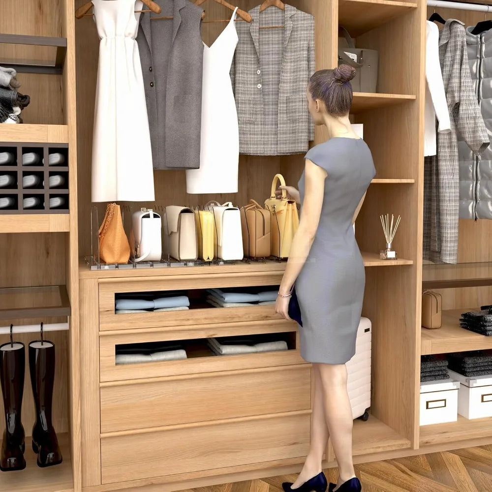 Adjustable Clear Acrylic Shelf Dividers For Closet And Office