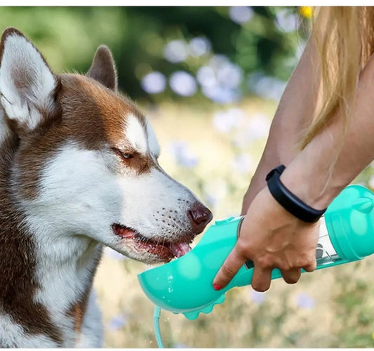Portable Pet Water Bottle With Food Container And Bag Storage The Pet & Home Store