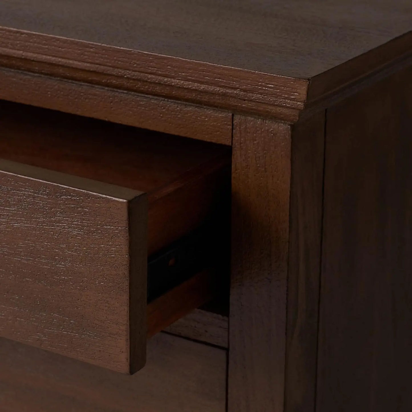 Lisabet 3 Drawer Wood Nightstand Minimalist Fully Assembled
