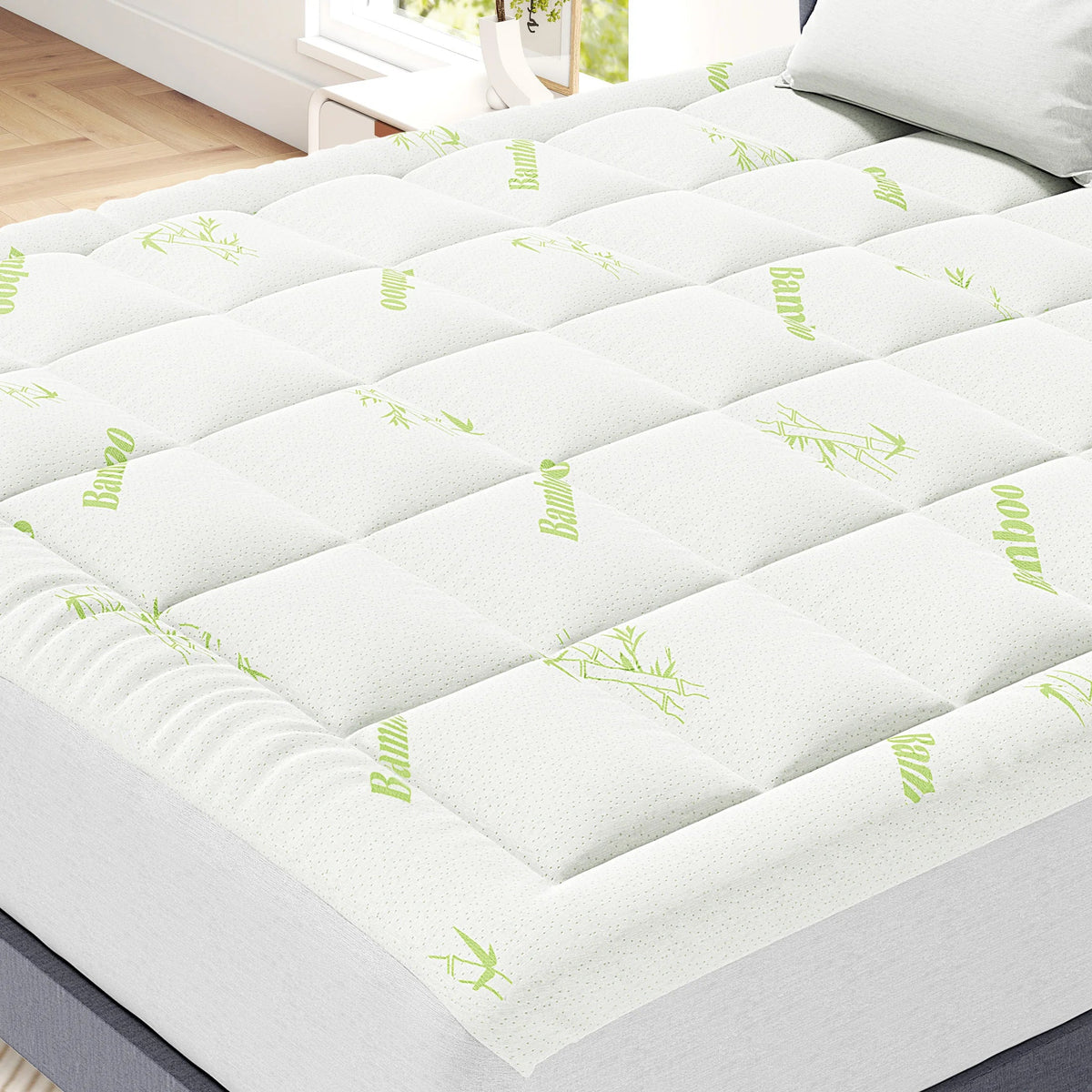 Soft Bamboo Mattress Topper (Various Sizes) The Pet & Home Store