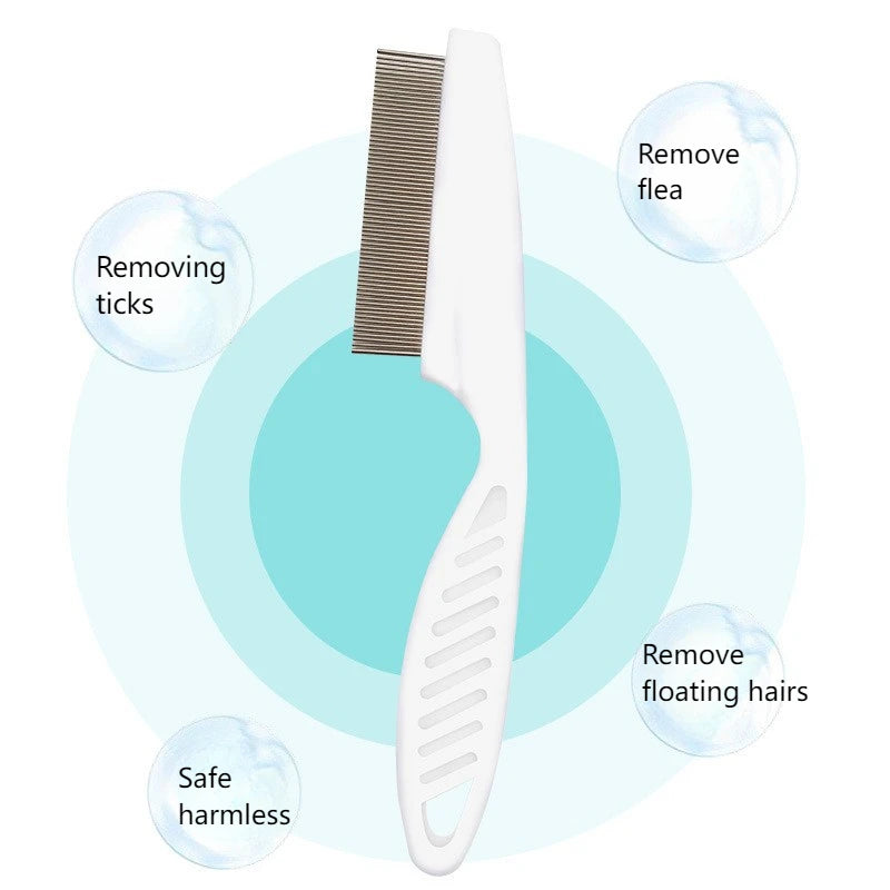 Stainless Steel Flea And Tick Comb For Dogs And Cats