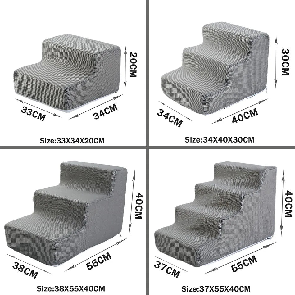 Pet Stairs For Dogs Detachable Two Three Four Step Ladder
