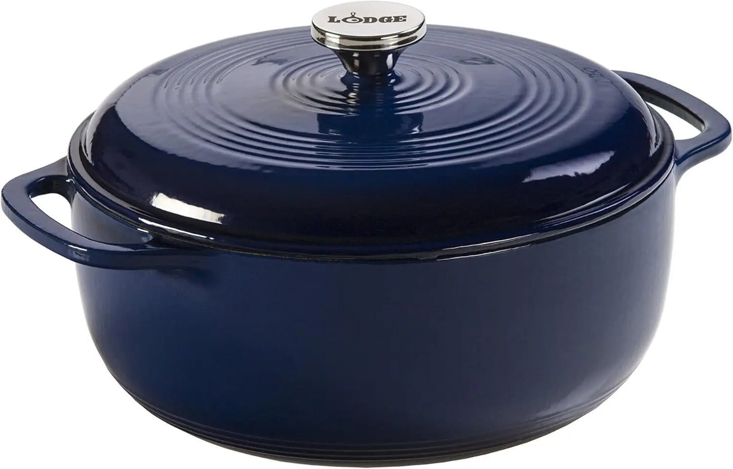 Lodge Enameled Cast Iron Dutch Oven Lid Oven Safe 500F
