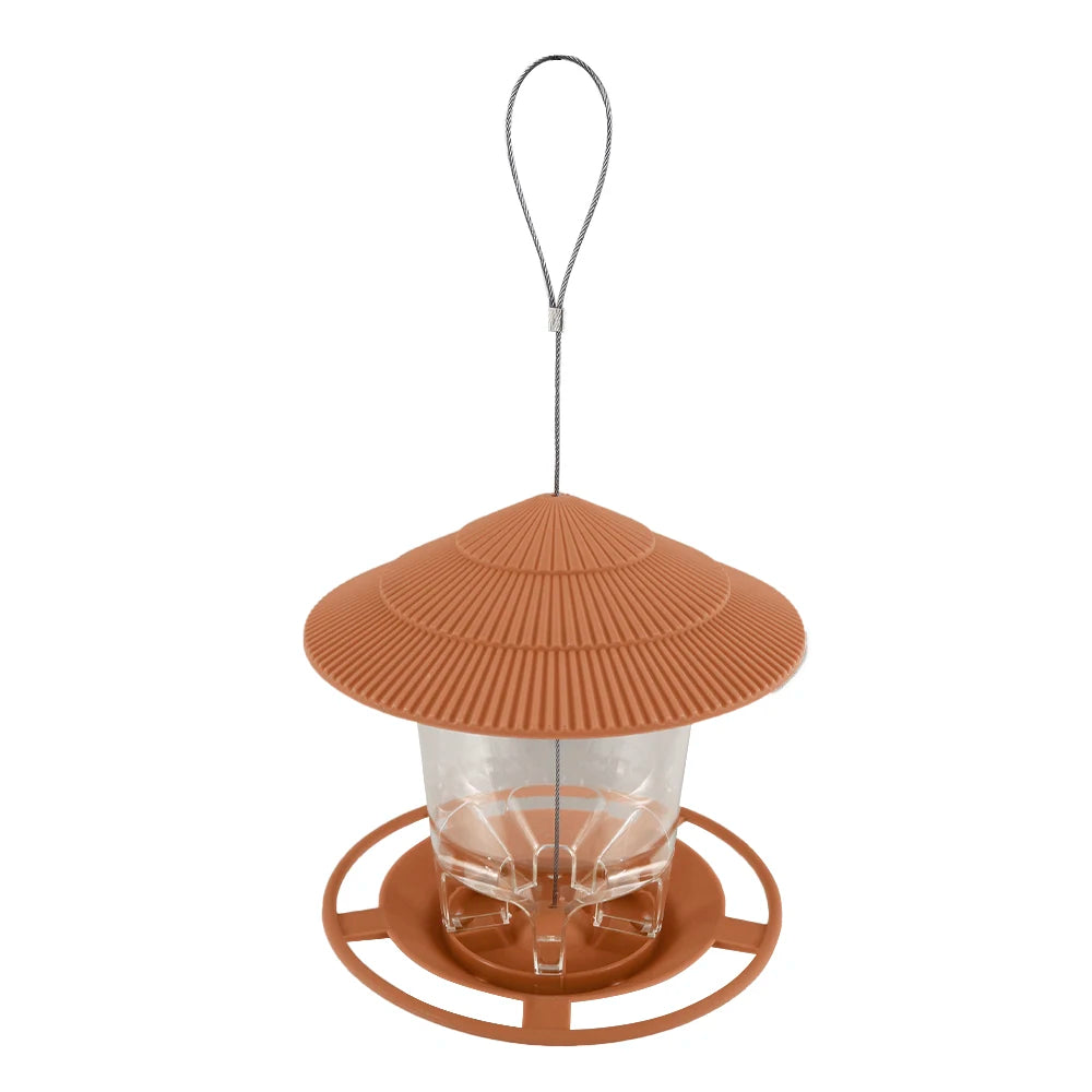 Outdoor Bird Feeder Peanut Dispenser Hanging Seed Holder