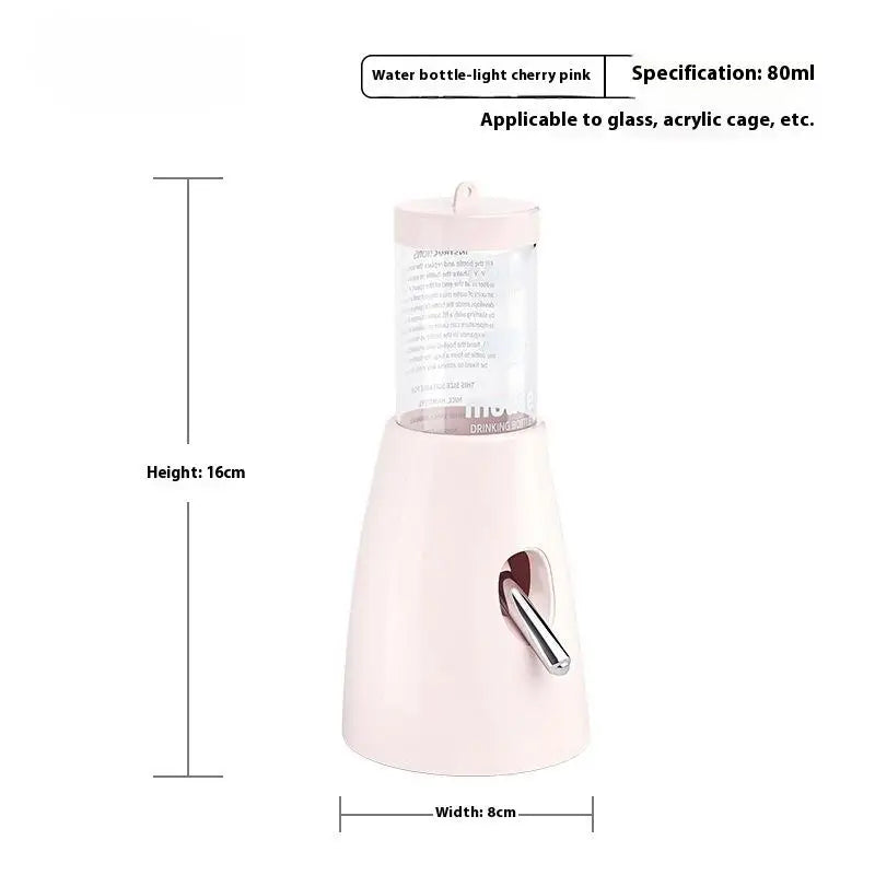 2-In-1 Hamster Feeder And Waterer, Large Capacity Automatic Dispenser