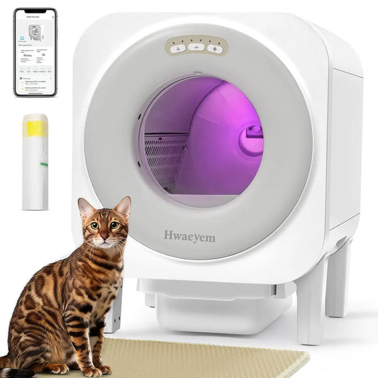 Self Cleaning Automatic Cat Litter Box For Multiple Cats