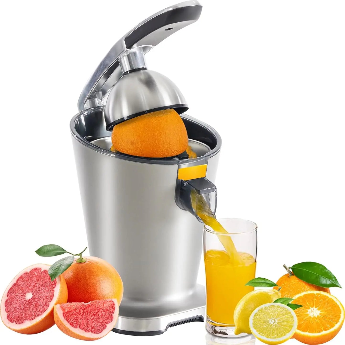 Electric Citrus Juicer Automatic Orange Lemon Squeezer One Touch