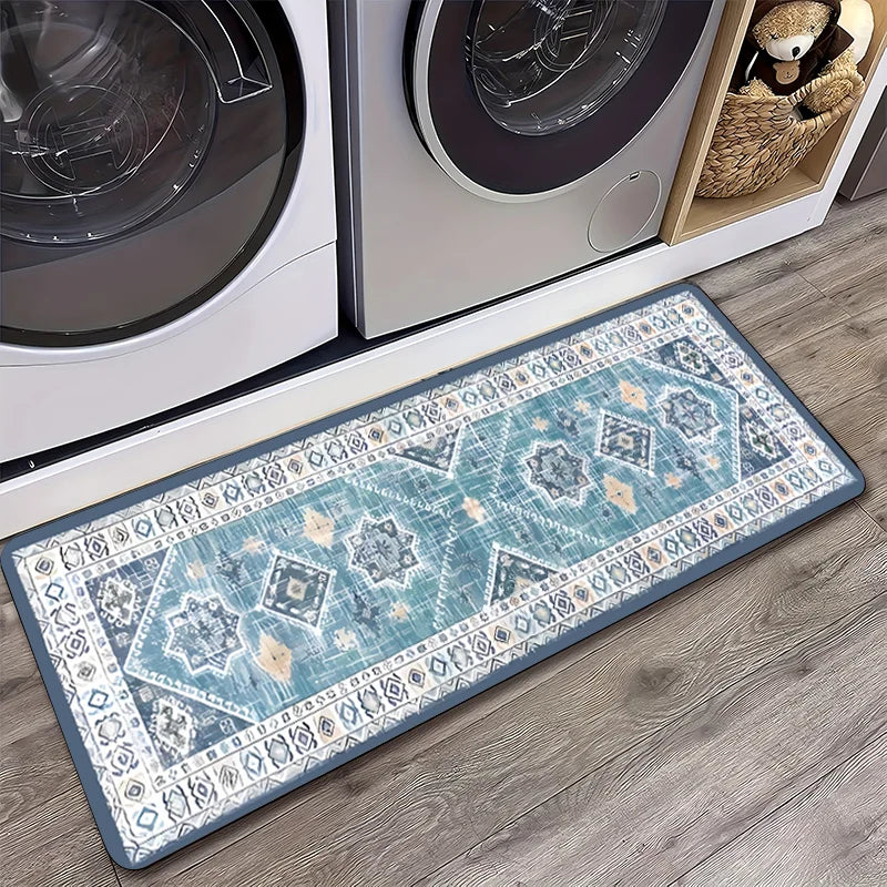 Bohemian Kitchen Mat Super Absorbent Non Slip Floor Mat Runner