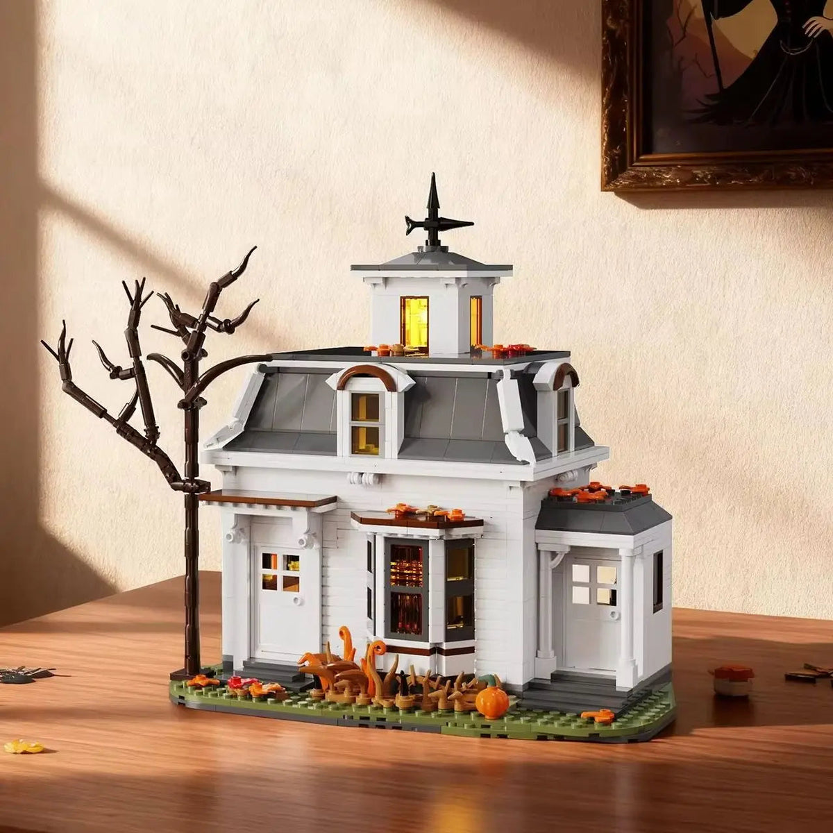 Halloween Spooky White Cottage The Pet & Home Store