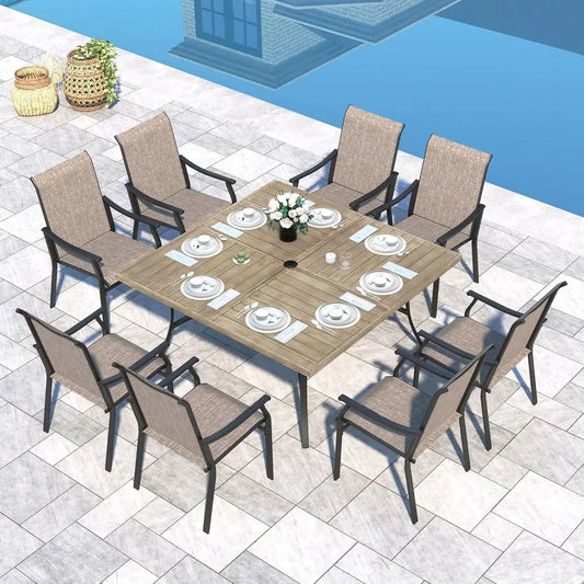 9 Pc Patio Dining Set The Pet & Home Store