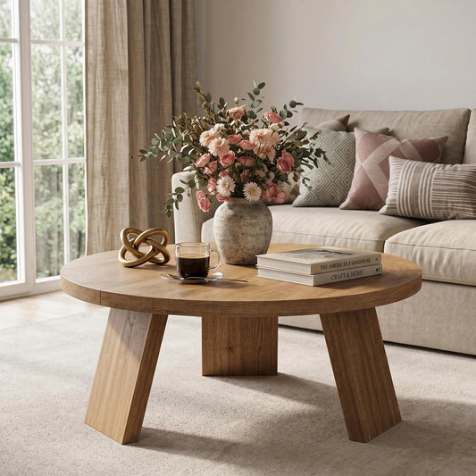 33.5 Inch Round Coffee Table The Pet & Home Store