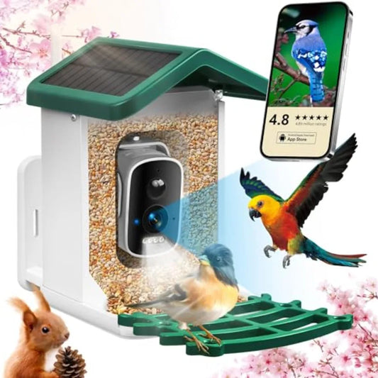 SHXI Smart Bird Feeder With Camera And AI Species Identification