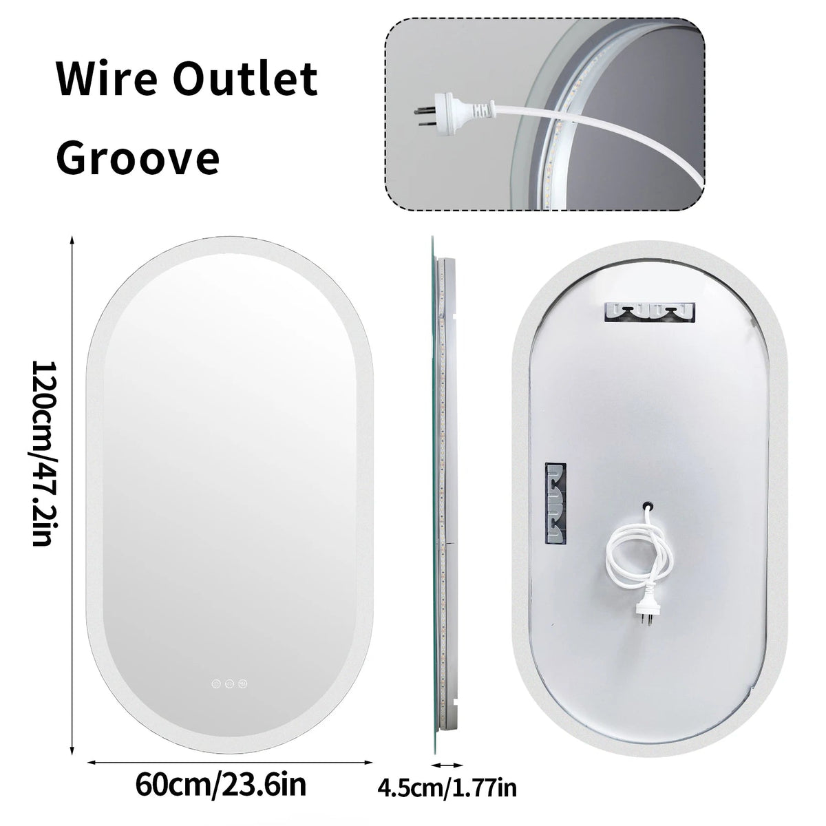LED Bathroom Mirror for Wall Mount The Pet & Home Store