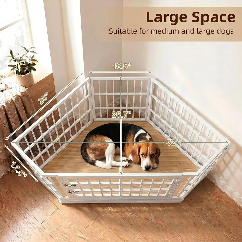 52 Inch Wood Dog Crate Furniture The Pet & Home Store