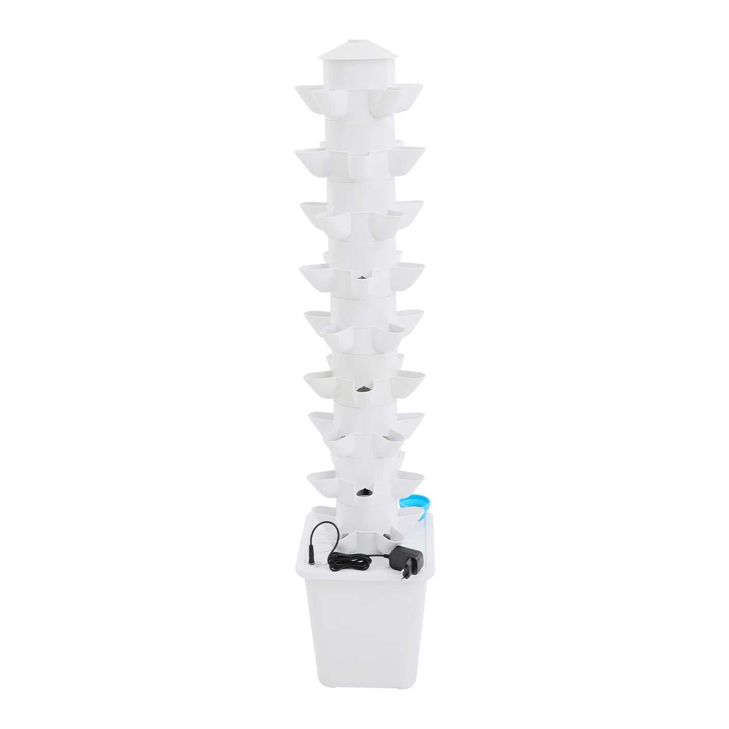 Hydroponic Garden Vertical Tower Planting System For Balcony Garden