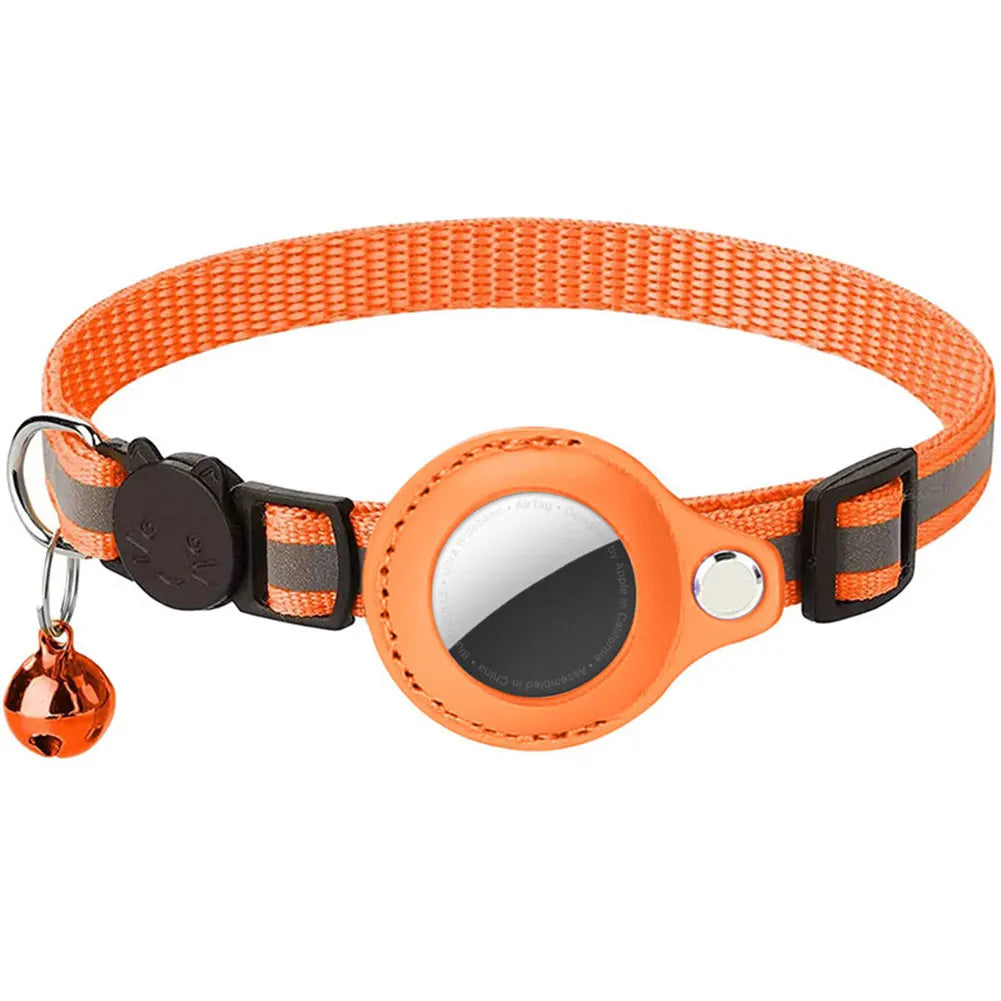 Alloyseed Apple AirTag Cat Collar Reflective Pet Safety Buckle Kitten