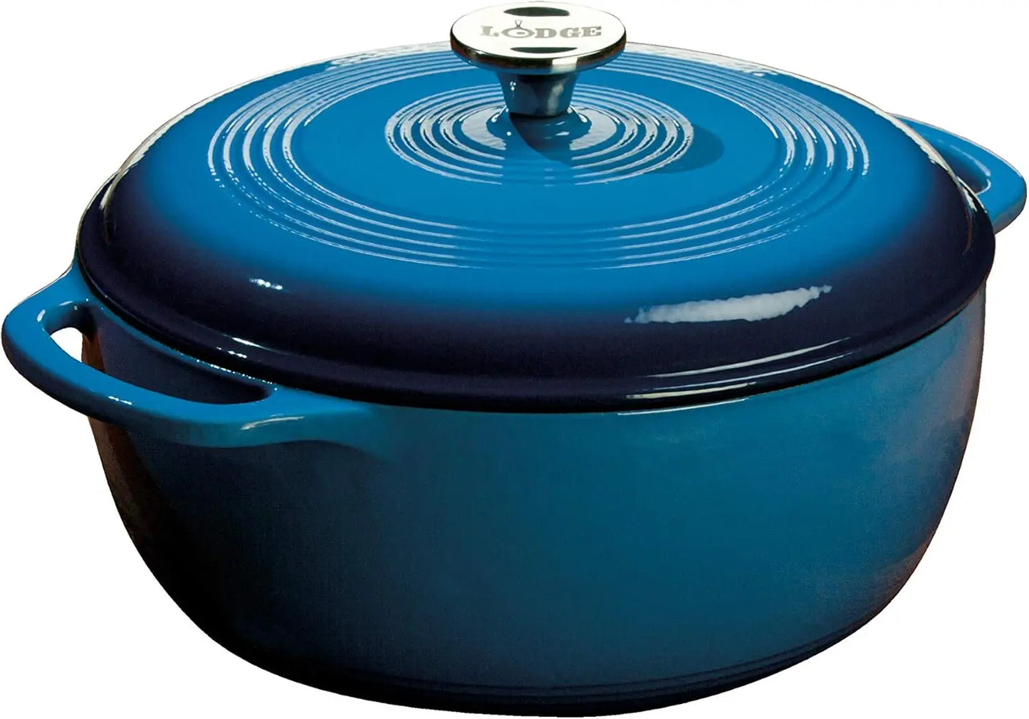 Lodge Enameled Cast Iron Dutch Oven Lid Oven Safe 500F