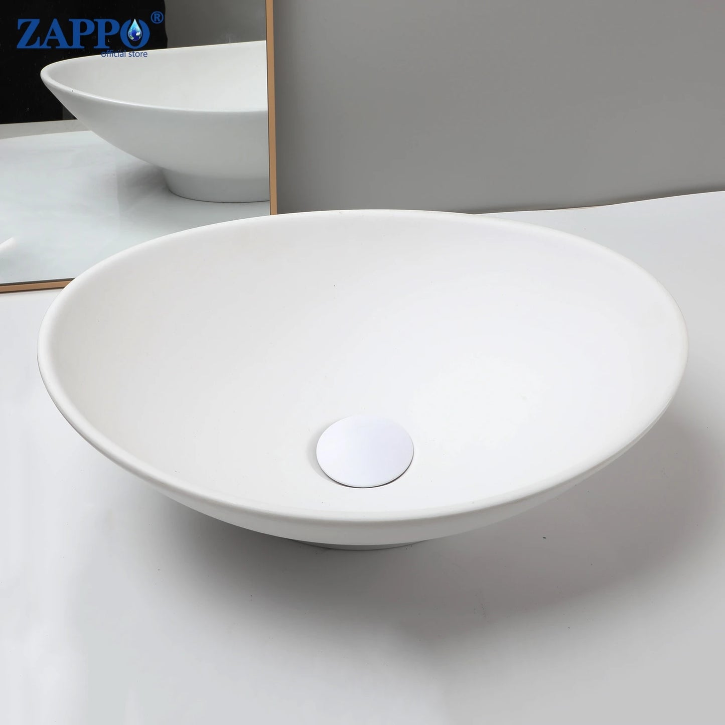 Torayvino Vessel Sink Stone Resin Washbasin Above Counter