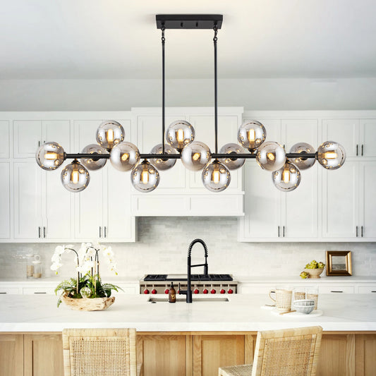 Mid Century Modern Sputnik Chandelier 16 Light Fixture For Dining Room