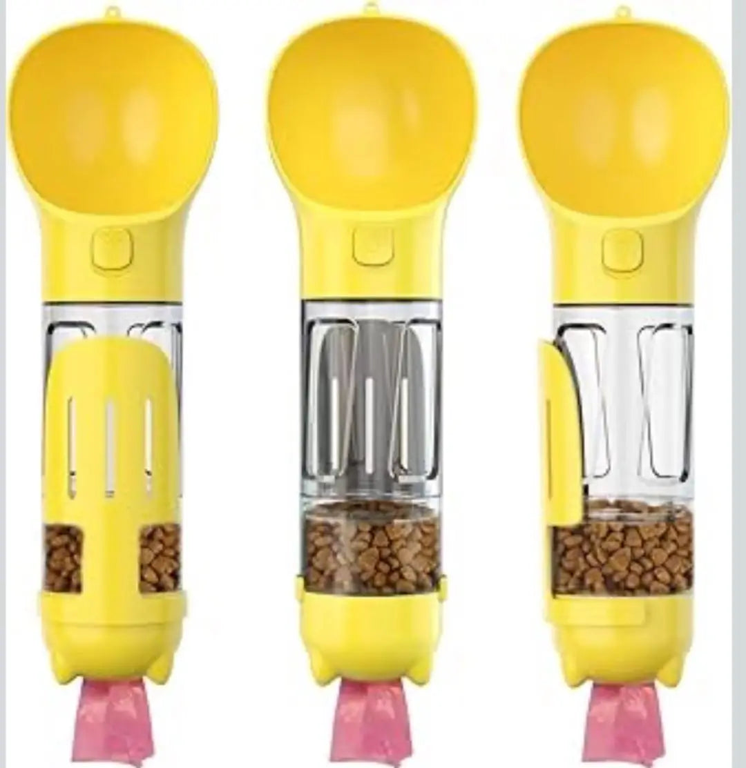 Portable Pet Water Bottle With Food Container And Bag Storage The Pet & Home Store