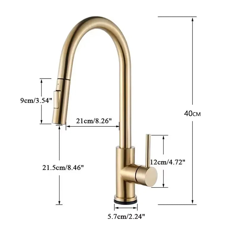 Pull Out Intelligent Touch Kitchen Sink Faucet The Pet & Home Store