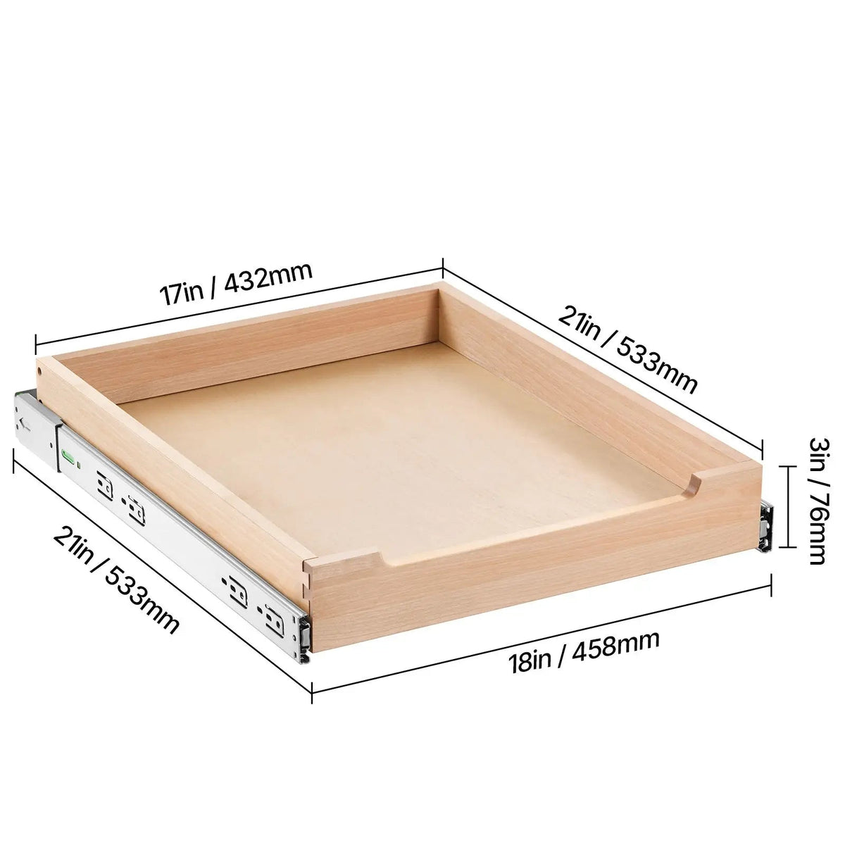 17"W x 21"D Cabinet Pullout Drawer The Pet & Home Store