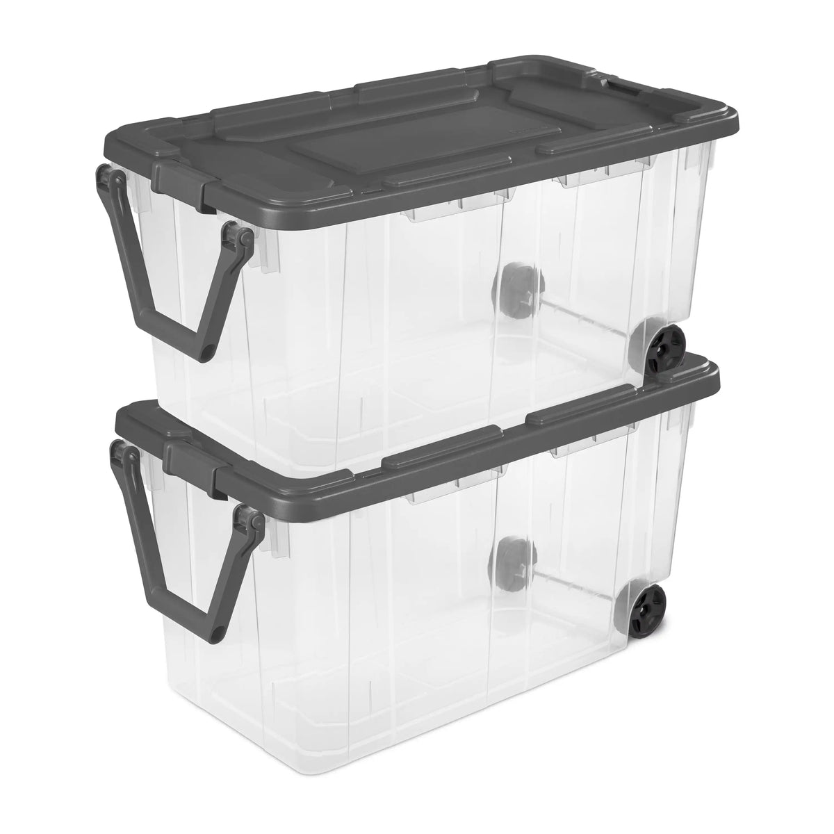 Sterilite Industrial Wheeled Storage Container With Durable Handle The Pet & Home Store