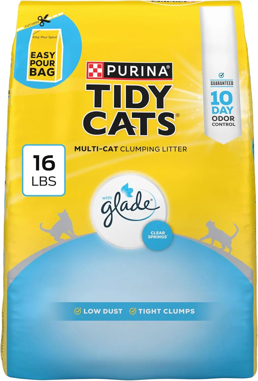 Clumping Cat Litter For Multiple Cats Clear Springs Scented Odor Control
