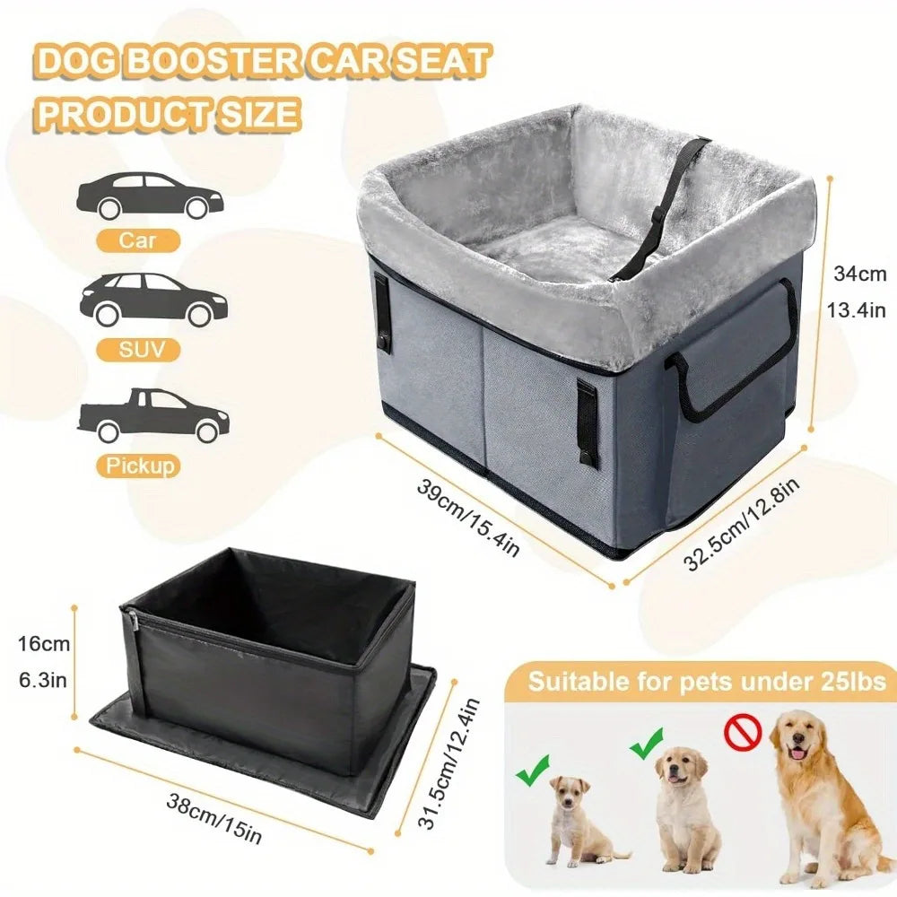 Portable dog height increasing seat - suitable for heavy-duty car seats for small dogs weighing no more than 20 pounds