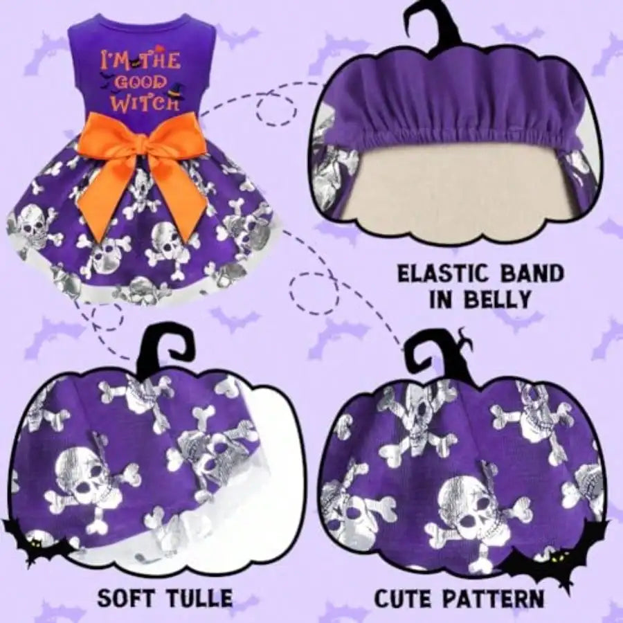 Halloween Skull Dress for Dogs The Pet & Home Store