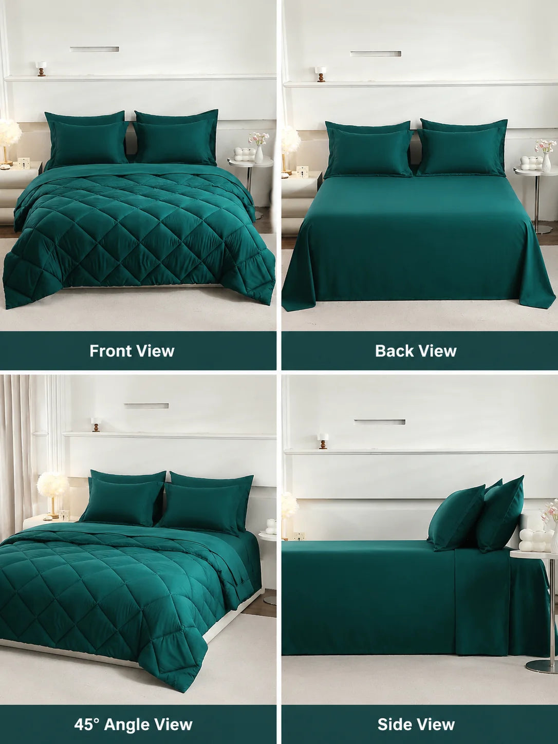 5pcs/7pcs Twin Full Queen King Bedding Sets Home Decor Comforter Flat Sheet Fitted Sheet Pillowcases Sleeping Sets The Pet & Home Store