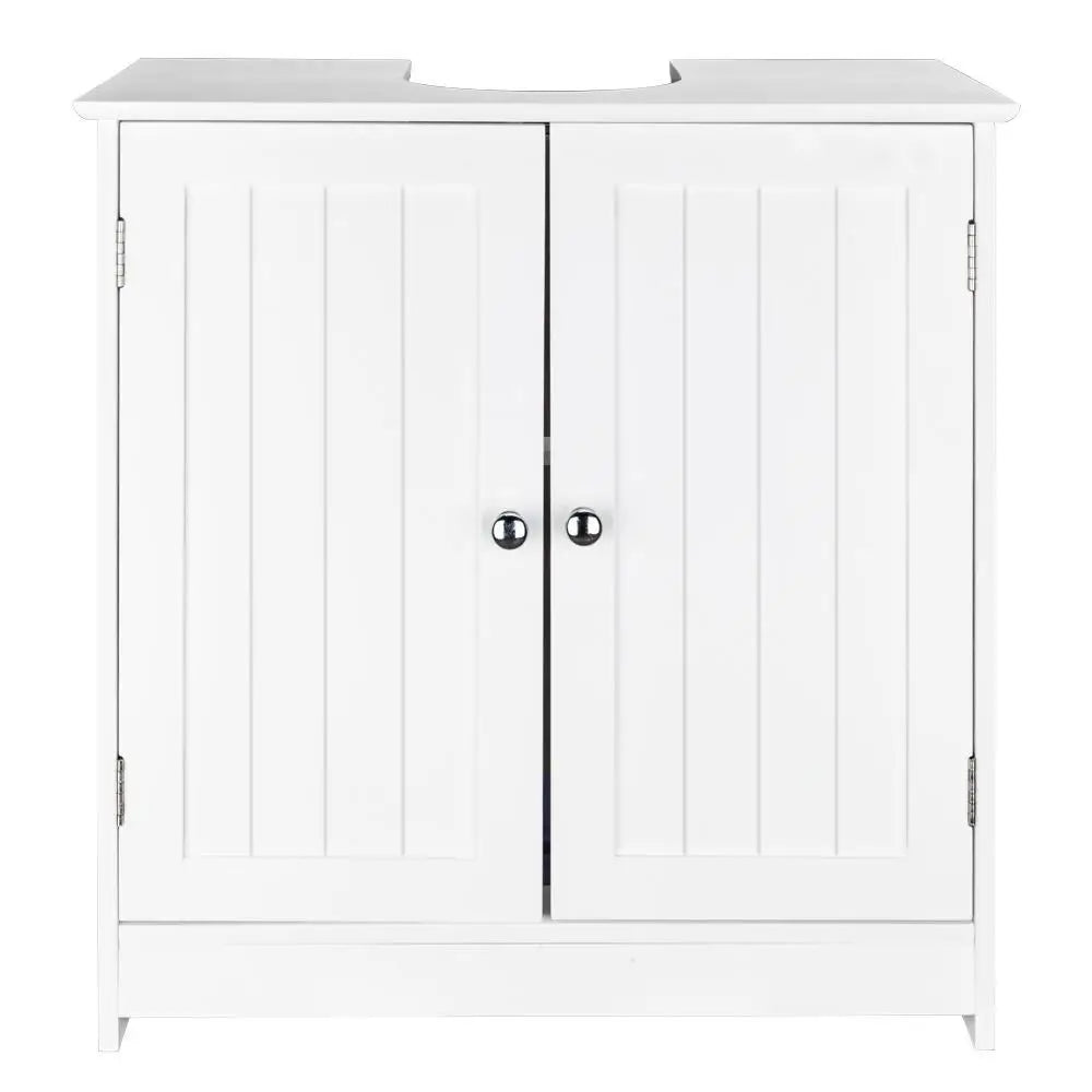 Bathroom Vanity Sink Cabinet Pedestal Under Sink Storage With Shelves