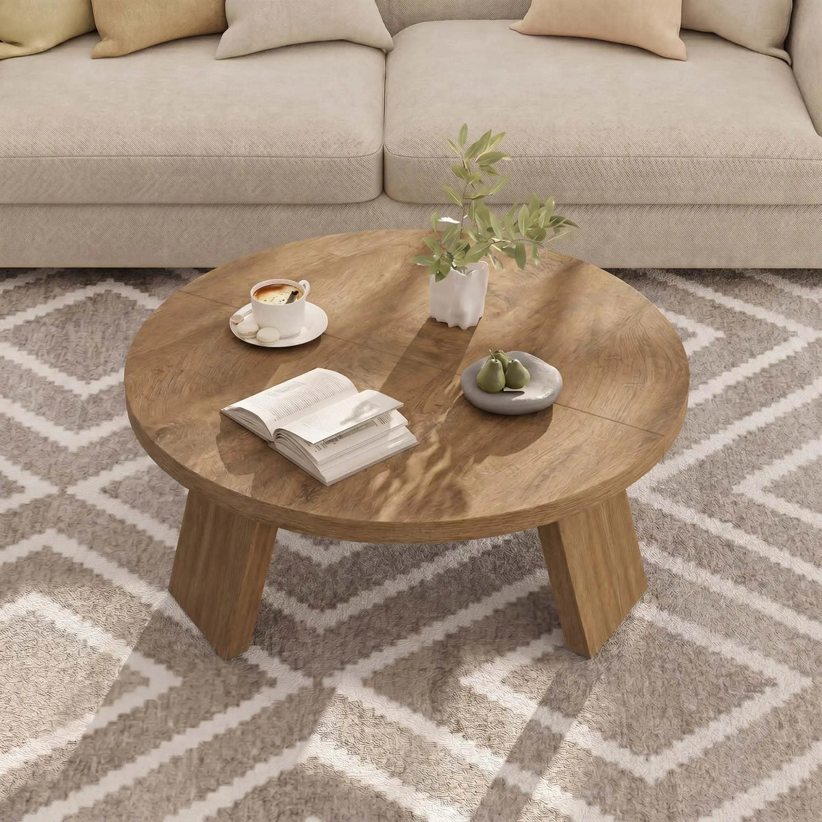 33.5 Inch Round Coffee Table The Pet & Home Store