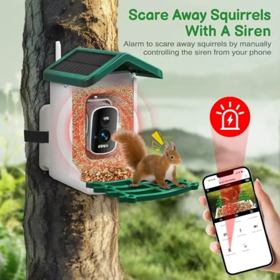 SHXI Smart Bird Feeder With Camera And AI Species Identification